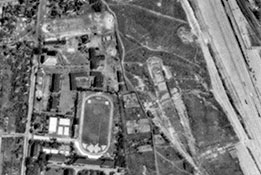 Аэрофотоснимок ВГ № 12 на Цвизелер штрасе 1953 г.