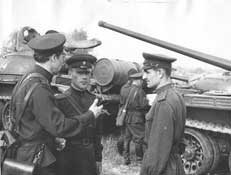 На полигоне.