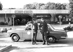 Экипаж к-на Полянского в Западном Берлине во время выезда, август 1983 г.