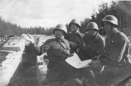 Командный состав полка.