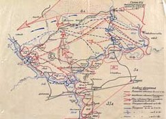 Положение сторон на фронте 5 А с 5.12.41 г. по 5.01.42 г.