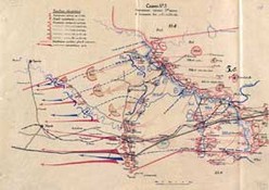 Положение сторон на фронте 5 А с 5.01.42 г. по 20.01.42 г.