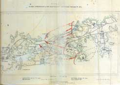 Схема взятия Дороховского узла сопротивления частями 82 мсд.