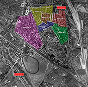 Районы караулов гарнизона Штаба СВАГ на декабрь 1946 г.