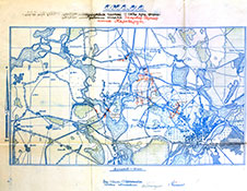 Схема действий 17 гв. мбр при форсировании канала Закровер-Перецер.
