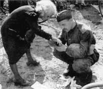 Черный рынок в Тиргартене.