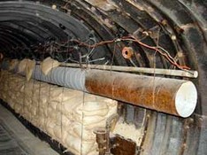 Место обнаружения тоннеля.