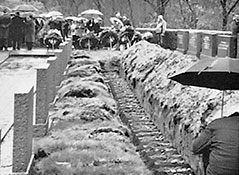 Церемония перезахоронения советских воинов 17 апреля 2008 г.