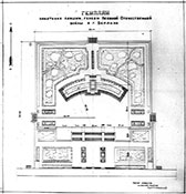 Генплан мемориала в Тиргартене.