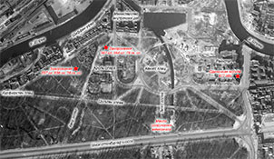 Первичные захоронения в Тиргартене.