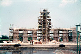 Ремонт мемориала в Тиргартене, 1966 г.