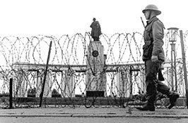 Советский мемориал в Тиргартене, август 1961 г.