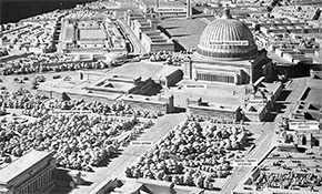 Так по замыслам Гитлера и Шпеера должен был выглядеть район Тиргартен в будущей «столице мира».