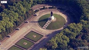 Вид мемориала с воздуха.