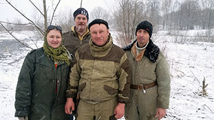 Участники подъема.