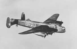 Cтратегический бомбардировщик «Ланкастер».