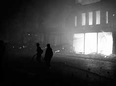 Тушение пожара.