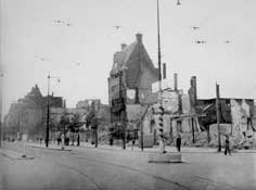 Роттердам. Последствия налета немецкой авиации 14 мая 1940 г.