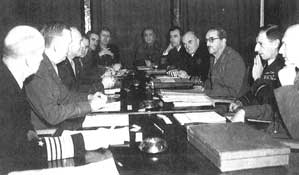 Совещание объединенного командования ВВС Великобритании и США.