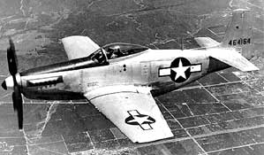 Дальний истребитель P-51 «Мустанг».