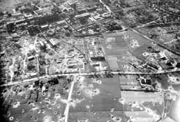 Одно из предприятий Рура после налета.