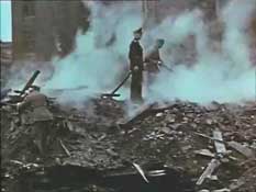 Расчистка развалин.