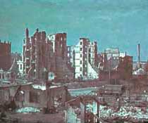 Руины на Спальдингштрассе в районе Хаммербрук.