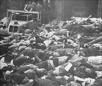 Опознанные трупы жертв.