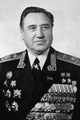 Генерал полковник авиации А. И. Колдунов.