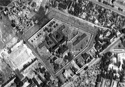 Тюрьма Шпандау. Аэрофотосъемка 1953 г.