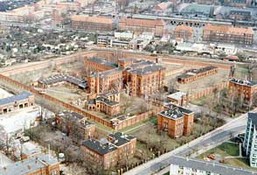 Тюрьма Шпандау. Аэрофотосъемка 1980 г.