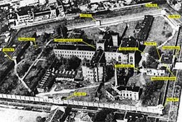 Схема расположения постов караула.