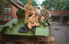 «Фронтовая подруга» перед погрузкой в Бернау.