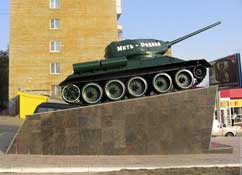 Танк в Саратове.