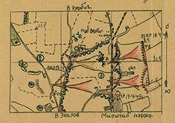 Схема действий 137 гв. сп по овладению Ной-Вербиг в ночь на 17.04.45 г.