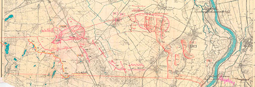 Положение частей 28 гв. ск с 10 по 19 апреля 1945 г.