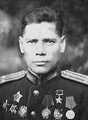 Командир 902 сп Г. М. Ленев.