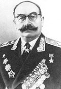Командующий БТ и МВ ГСОВГ маршал бронетанковых войск П. А. Ротмистров.