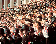 На партийном съезде в Нюрнберге (сентябрь 1938).