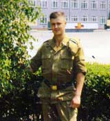 Перед отправкой в Чечню.